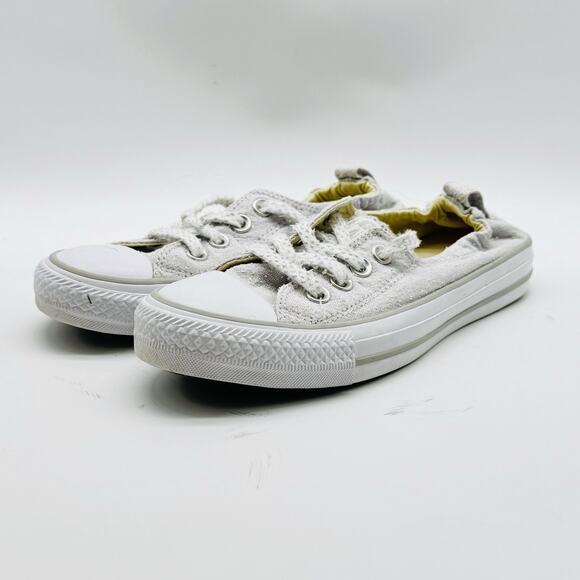 Converse All Star Shoreline Sneaker Womens 6 Gray Slip On Casual Chucks Shoes - Picture 4 of 12